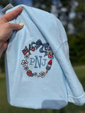 Patriotic Monogram Pocket Design