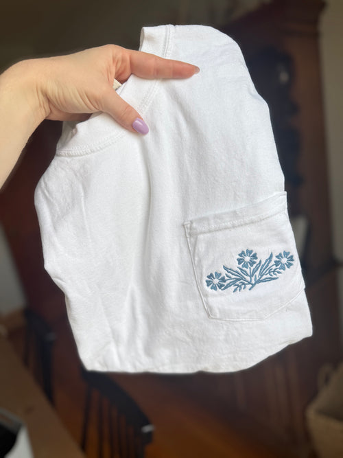 Cornflower Pocket Tee