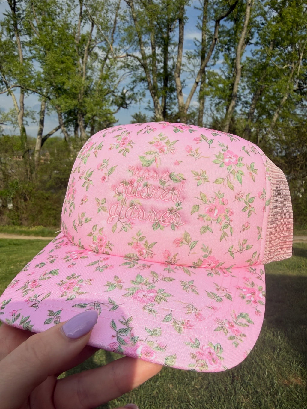 Rose Colored Glasses Hat