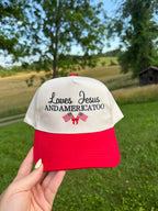 Loves Jesus and America Too Hat
