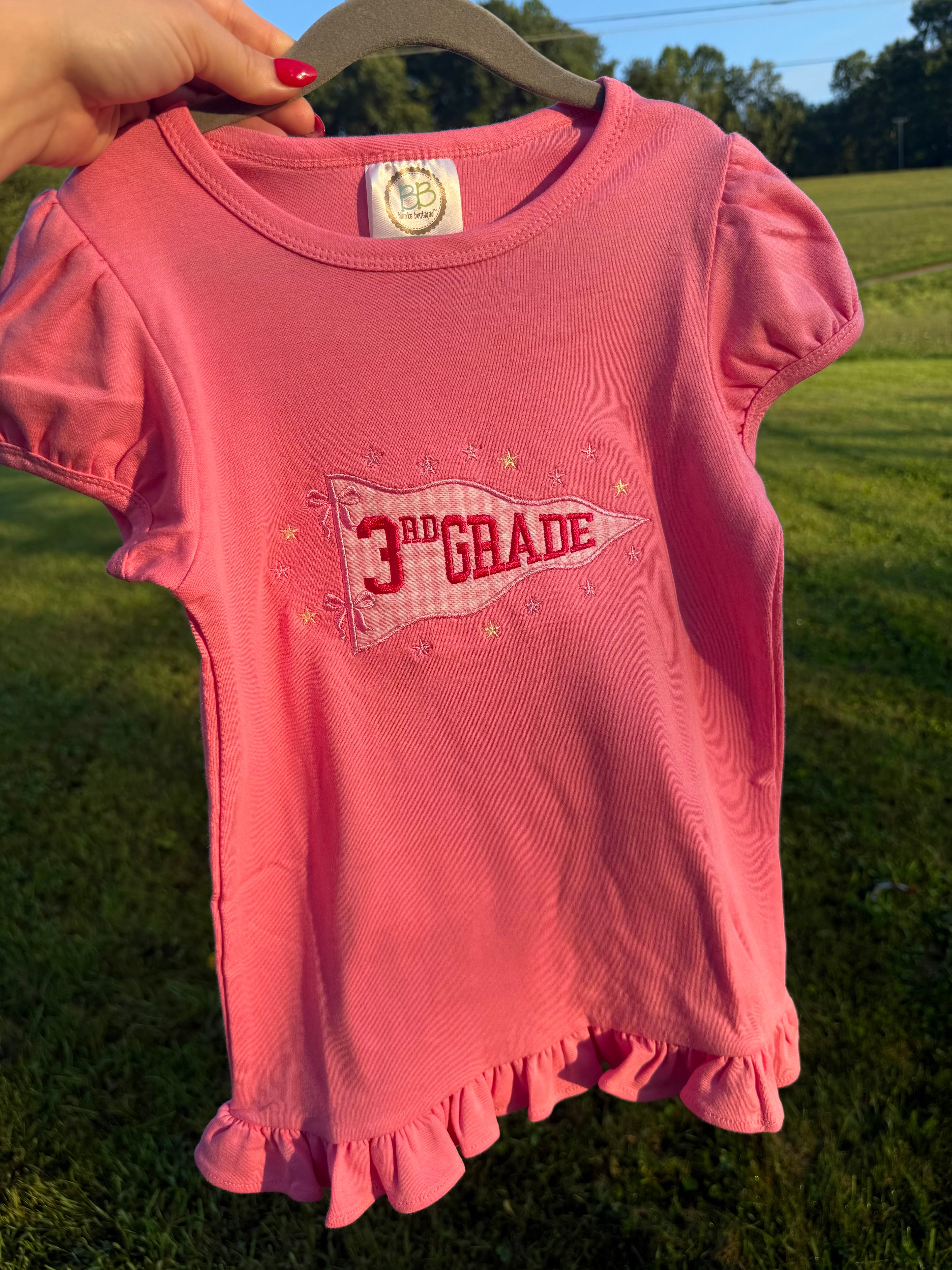 Pennant Ruffle Tee